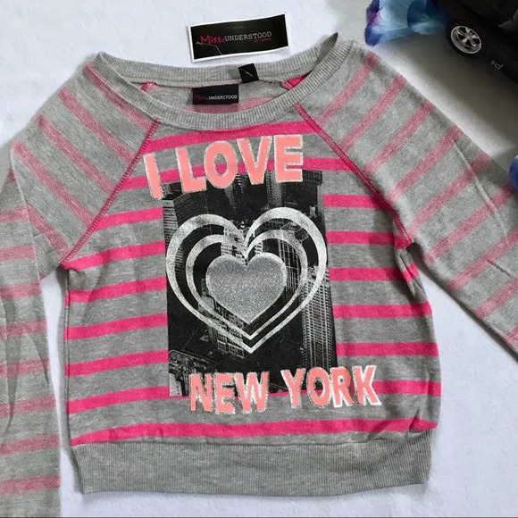 Miss Understood NWT Lightweight Sweatshirt Girls S (6/7) - Picture 2 of 7